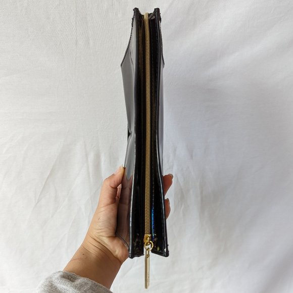 Lancôme Travel Makeup Pouch Clutch Rainbow Black Color Change convert Crossbody - Picture 6 of 9